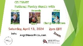 AngelHousePress Celebrates National Poetry Month with Conyer, Ellen and Amanda on April 13, 2024 2pm